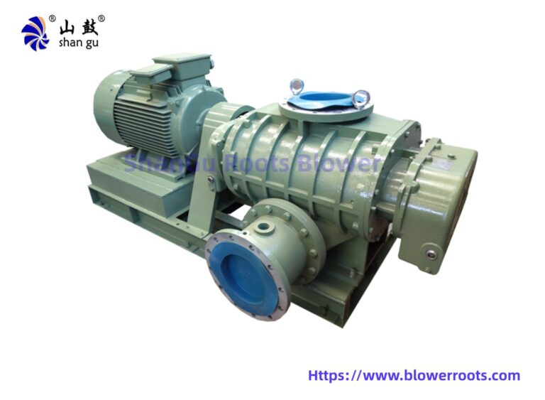 Stretch film roots blower