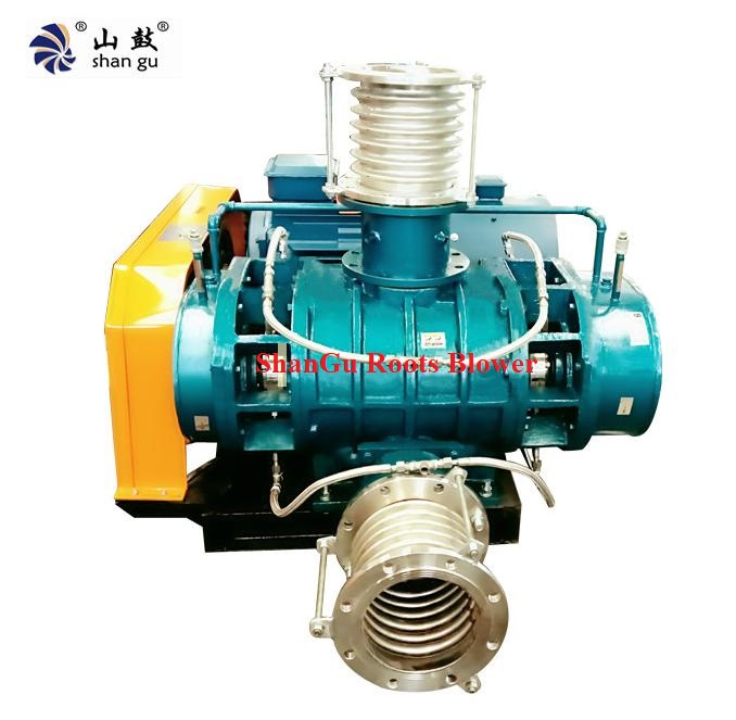stainless steel roots rotary lobe blower